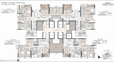 Project Image of 1373.0 - 2001.0 Sq.ft 3 BHK Apartment for buy in Rustomjee Verdant Vistas Wing A