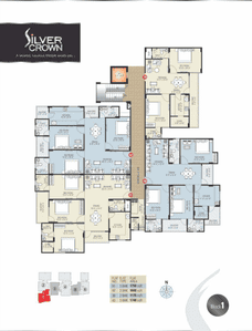 Project Image of 520.0 - 1800.0 Sq.ft 1 BHK Apartment for buy in Vardhman Silver Crown