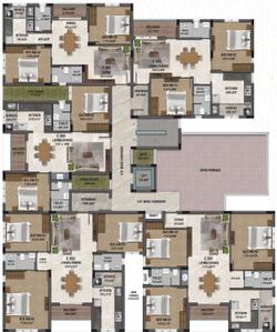 Project Image of 953.0 - 1341.0 Sq.ft 3 BHK Apartment for buy in Raunaq Garden Wood