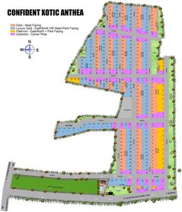 Project Image of 1200.0 - 2325.0 Sq.ft Residential Plot Plot for buy in Confident Group Xotic Anthea