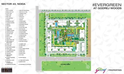 Project Image of 1053 Sq.ft 2 BHK Apartment / Flat for sale in Sector 43 for Rs. 21000000