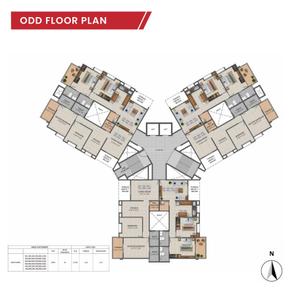 Project Image of 699.65 - 780.17 Sq.ft 2 BHK Apartment for buy in Kumar Palmcrest A6