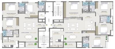 Project Image of 1855.0 - 2640.0 Sq.ft 3 BHK Apartment for buy in Arihant Vihaana