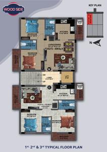 Project Image of 770.0 - 828.0 Sq.ft 2 BHK Apartment for buy in MP Wood Side