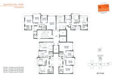 Project Image of 494.0 - 659.07 Sq.ft 2 BHK Apartment for buy in The The Address