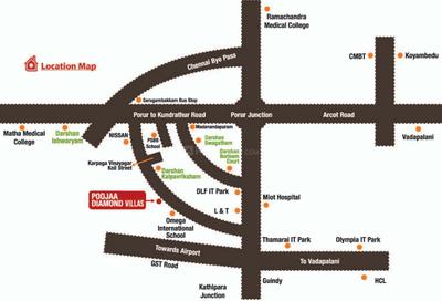 Project Image of 1480.0 - 2185.0 Sq.ft 3 BHK Villa for buy in Poojaa Diamond Villas