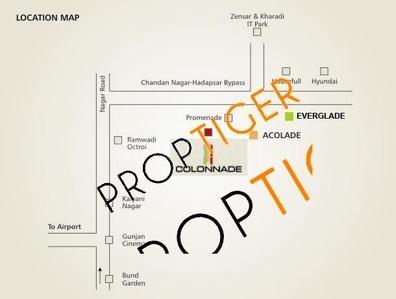 Project Image of 984.0 - 1221.0 Sq.ft 2 BHK Apartment for buy in BU Bhandari Colonnade Apartment