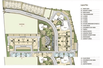 Project Image of 627.97 - 851.21 Sq.ft 2 BHK Apartment for buy in Kate Hollyhock City Building No 5 Wing E1 And E2
