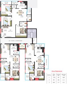 Project Image of 1115.0 - 1680.0 Sq.ft 2 BHK Apartment for buy in RV Kumuda