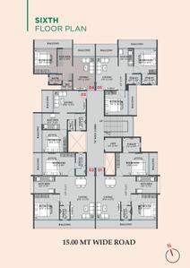 Project Image of 281.15 - 599.12 Sq.ft 1 BHK Apartment for buy in M R Reddys Pride
