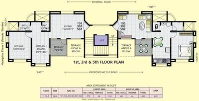 Project Image of 0.0 - 659.0 Sq.ft 1 BHK Apartment for buy in Sanjeevani Nisargvihar Phase II