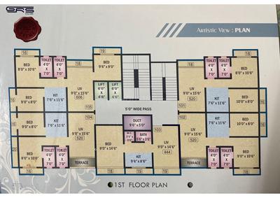 G R Baba Sai Palce CHSL Baba Sai Palce Cluster Plan 1