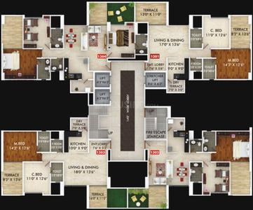 Project Image of 0.0 - 759.0 Sq.ft 2 BHK Apartment for buy in Gagan Unnatii Phase 2