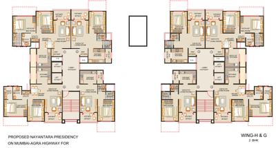 Project Image of 814.0 - 1876.0 Sq.ft 1 BHK Apartment for buy in Nayantara Presidency