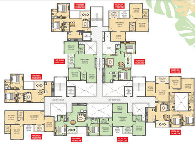 Project Image of 675.55 - 707.73 Sq.ft 2 BHK Apartment for buy in Mont Vert Kingstown