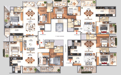 Project Image of 1356.0 - 1944.19 Sq.ft 2 BHK Apartment for buy in Premier Slice Of Heaven
