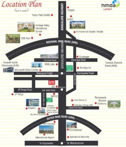 Project Image of 1350.0 - 3630.0 Sq.ft Residential Plot Plot for buy in Bhashyam Heritage County