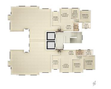 Project Image of 456.0 - 1051.0 Sq.ft 1 BHK Apartment for buy in Kolte Patil Jai Vijay