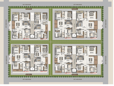Project Image of 1210.0 - 1680.0 Sq.ft 2 BHK Apartment for buy in Harika V K Crest Block A