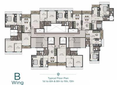 Project Image of 418.0 - 593.0 Sq.ft 1 BHK Apartment for buy in Prakruti Aanandam