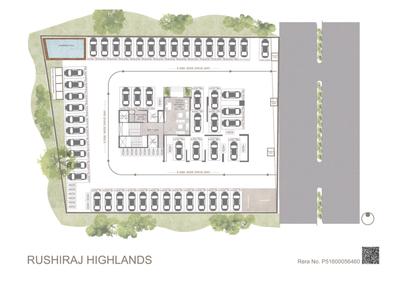 Project Image of 3127.02 - 3540.25 Sq.ft 4 BHK Apartment for buy in Rushiraj Highlands