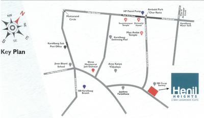 Project Image of 0.0 - 813.43 Sq.ft 3 BHK Apartment for buy in Shree Henil Heights Tower A