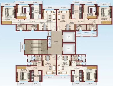 Project Image of 290.0 - 631.0 Sq.ft 1 BHK Apartment for buy in Raj Rudraksha Building No 10