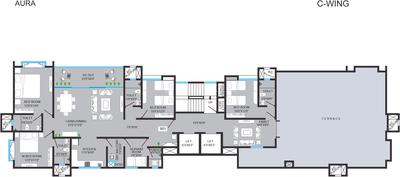 Project Image of 1104.0 - 1915.0 Sq.ft 2 BHK Apartment for buy in Bhandari Aura