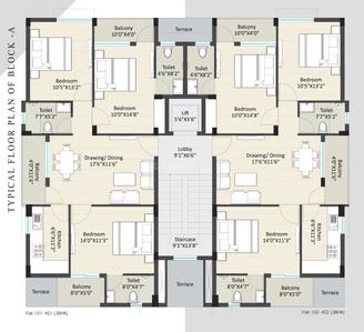Project Image of 1150.0 - 1408.0 Sq.ft 2 BHK Apartment for buy in PDN Bishnu