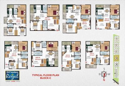 Project Image of 1000.0 - 1500.0 Sq.ft 2 BHK Apartment for buy in Sri Royal