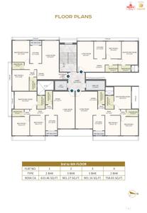 Project Image of 632.0 - 1068.0 Sq.ft 2 BHK Apartment for buy in Rudra Paradise