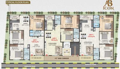 Project Image of 990.0 - 1320.0 Sq.ft 2 BHK Apartment for buy in Amaravathi AB Icon