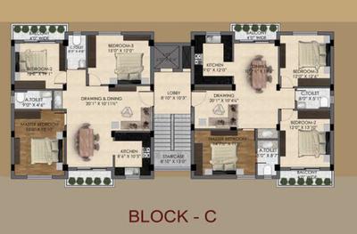Project Image of 1021.0 - 1279.0 Sq.ft 2 BHK Apartment for buy in Amrut Enclave 