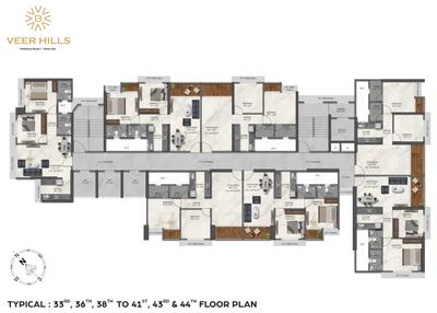 Project Image of 300.1 - 653.0 Sq.ft 1 BHK Apartment for buy in Veer Hills
