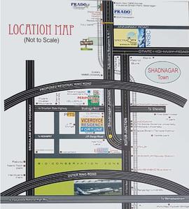 Spectra Viceroyce Residency Location Plan 4