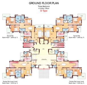 Project Image of 2615.0 - 8580.0 Sq.ft 3 BHK Apartment for buy in Parsvnath Exotica