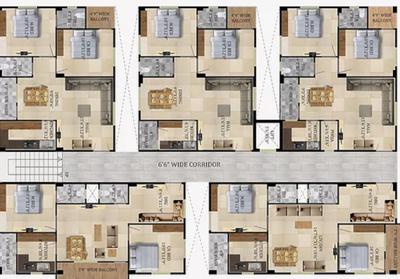 Project Image of 1045.0 - 1065.0 Sq.ft 2 BHK Apartment for buy in Durga Silver Springs