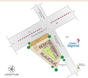 Project Image of 590.0 - 900.0 Sq.ft 1 BHK Apartment for buy in Poonam Imperial