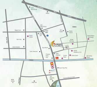Project Image of 1000.0 - 1500.0 Sq.ft 3 BHK Apartment for buy in Unity Infra Flora