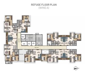 Project Image of 453.0 - 807.0 Sq.ft 1 BHK Apartment for buy in SS Balaji Sarvoday A Wing B Wing And E Wing