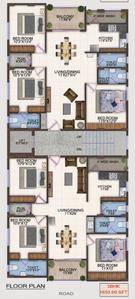 Project Image of 0.0 - 1650.0 Sq.ft 3 BHK Apartment for buy in Rathi Sri Tirumala Bliss