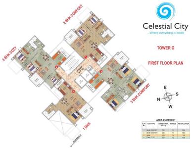 Project Image of 517.96 - 1310.0 Sq.ft 2 BHK Apartment for buy in Pharande Celestial City