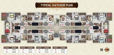 Project Image of 911.24 - 1008.03 Sq.ft 2 BHK Apartment for buy in Bhoomi Sai Shrushti