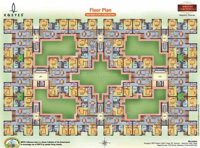 Project Image of 0.0 - 932.0 Sq.ft 2 BHK Apartment for buy in Kgeyes Carolinaa