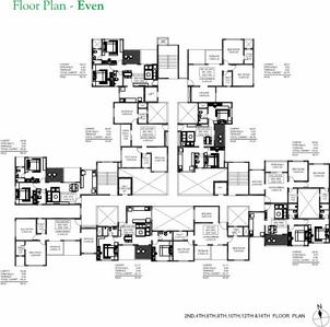 Project Image of 675.55 - 707.73 Sq.ft 2 BHK Apartment for buy in Mont Vert Kingstown