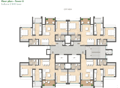 Project Image of 719.0 - 1540.0 Sq.ft 2 BHK Apartment for buy in Lodha Woods