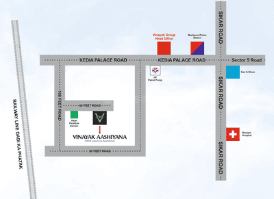 Project Image of 1466.99 - 1817.76 Sq.ft 3 BHK Apartment for buy in Agarwal Vinayak Aashiyana