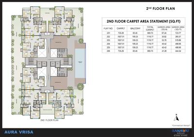 Project Image of 800.73 - 1116.77 Sq.ft 2 BHK Apartment for buy in Ranawat Aura Vrisa