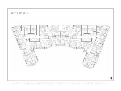 Project Image of 823.98 - 1663.58 Sq.ft 2 BHK Apartment for buy in Rustomjee 180 Bayview