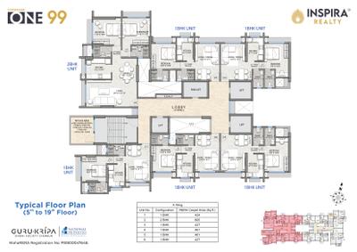 Project Image of 424.0 - 890.0 Sq.ft 1 BHK Apartment for buy in Inspira Gurukripa